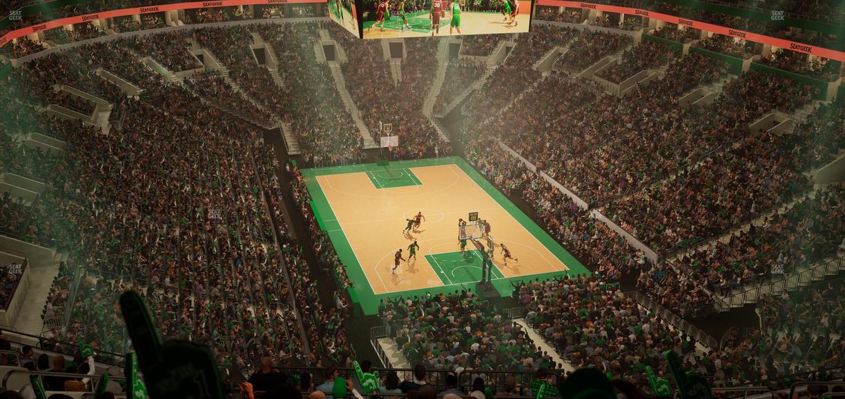 TD Garden - Section Balcony 325 Seat View