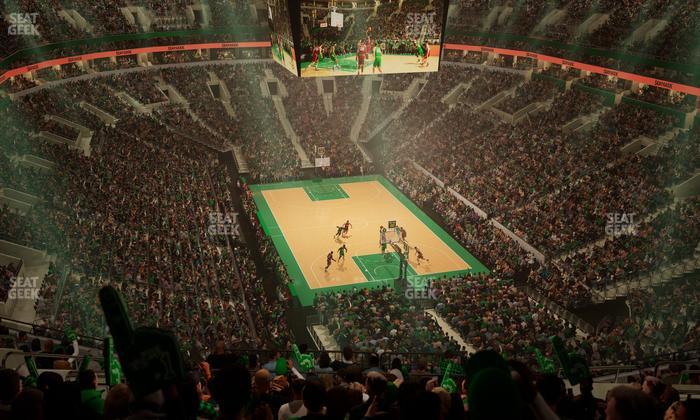 TD Garden - Section Balcony 325 Seat View