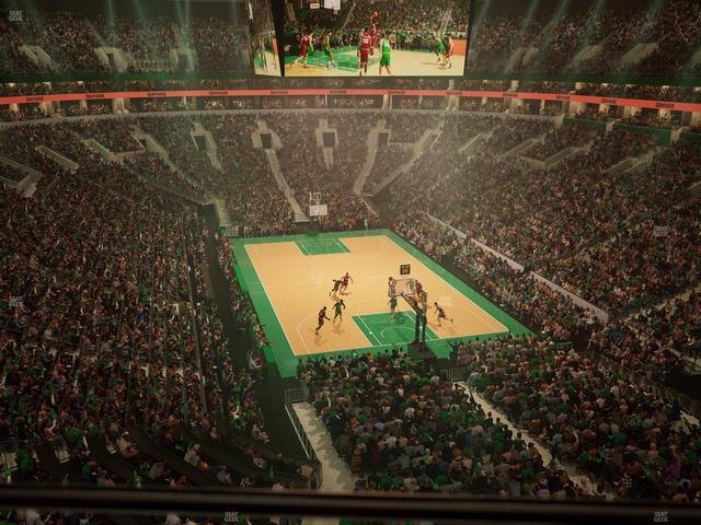 TD Garden - Section Balcony 325 Seat View