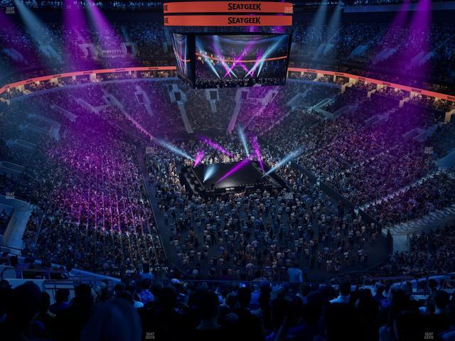 TD Garden - Section Balcony 325 Seat View