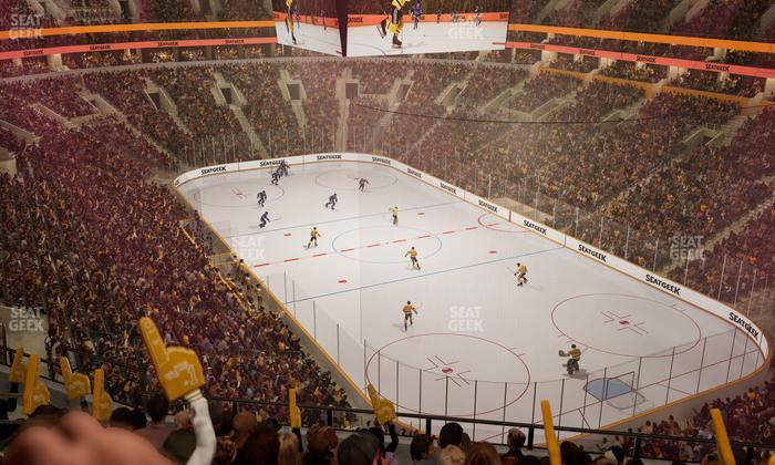 TD Garden - Section Balcony 326 Seat View