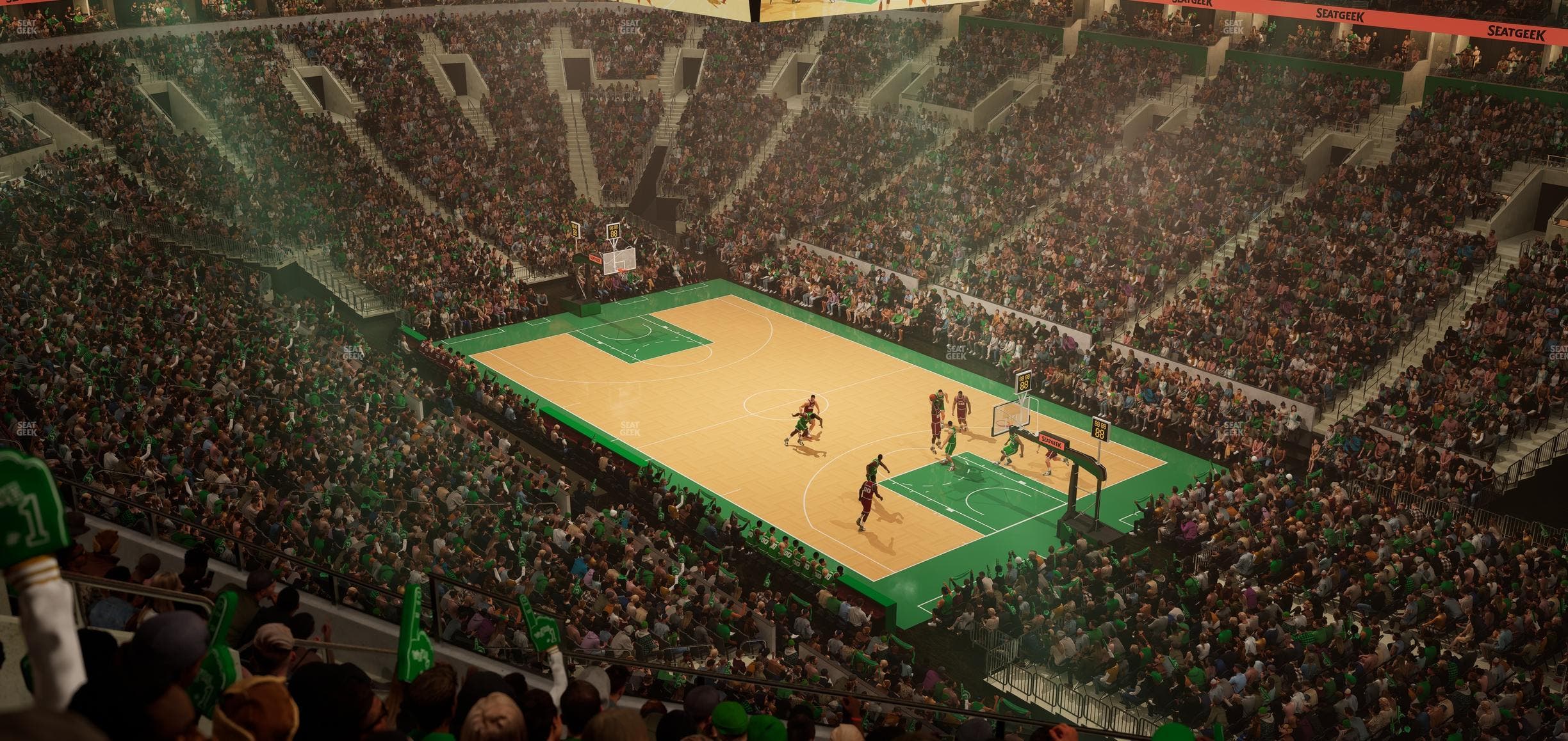TD Garden - Section Balcony 327 Seat View