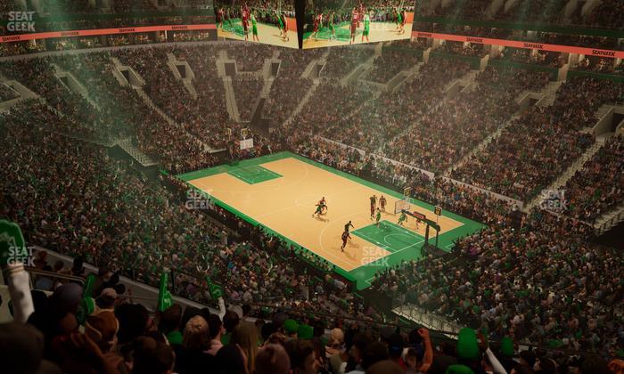 TD Garden - Section Balcony 327 Seat View