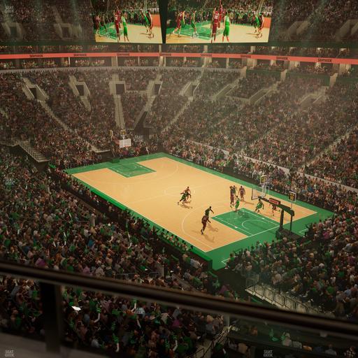 TD Garden - Section Balcony 327 Seat View