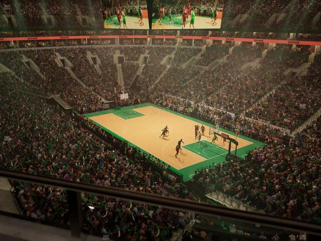 TD Garden - Section Balcony 327 Seat View