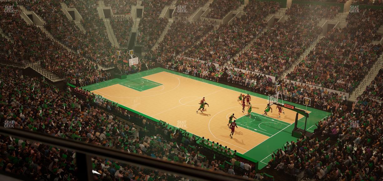 TD Garden - Section Balcony 328 Seat View