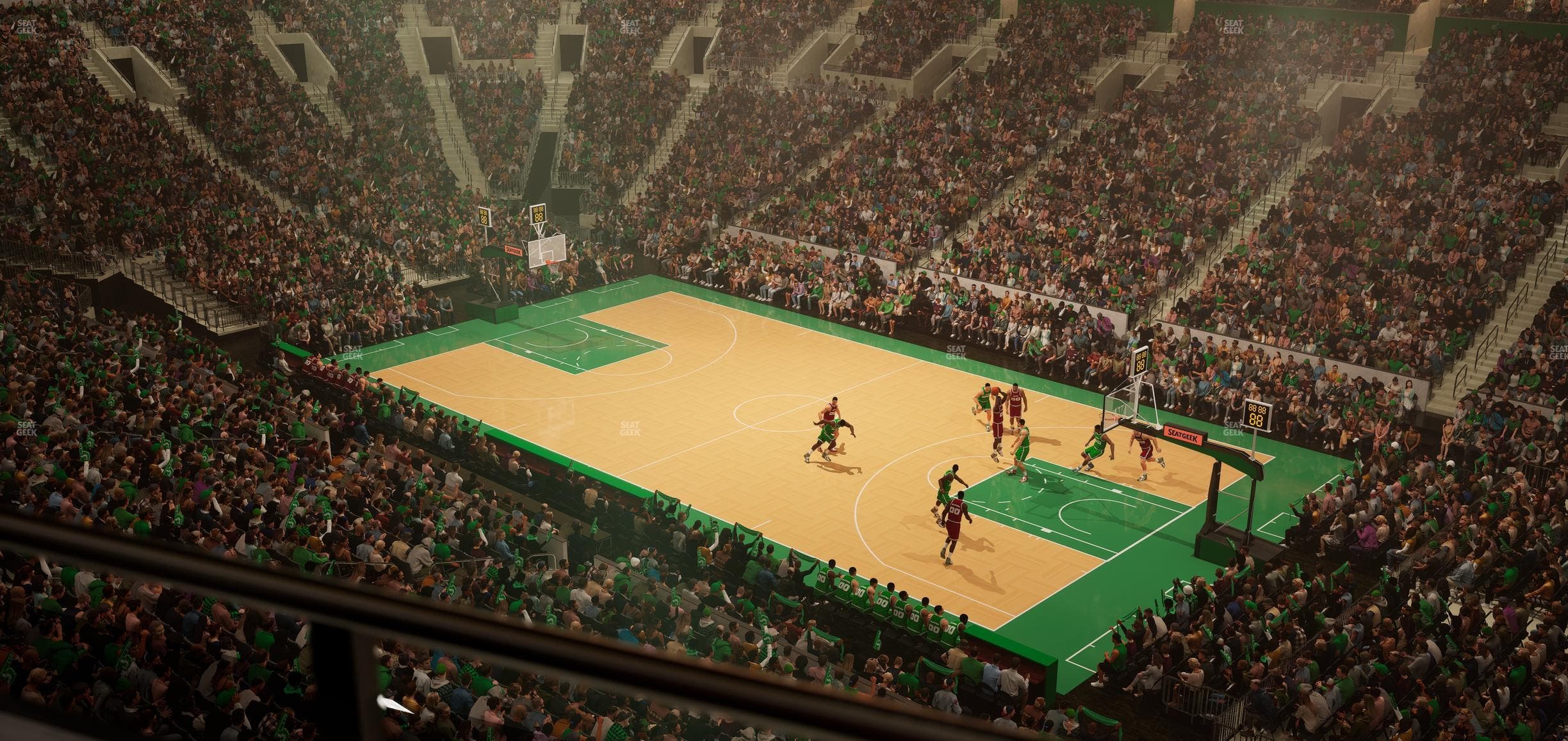 TD Garden - Section Balcony 328 Seat View