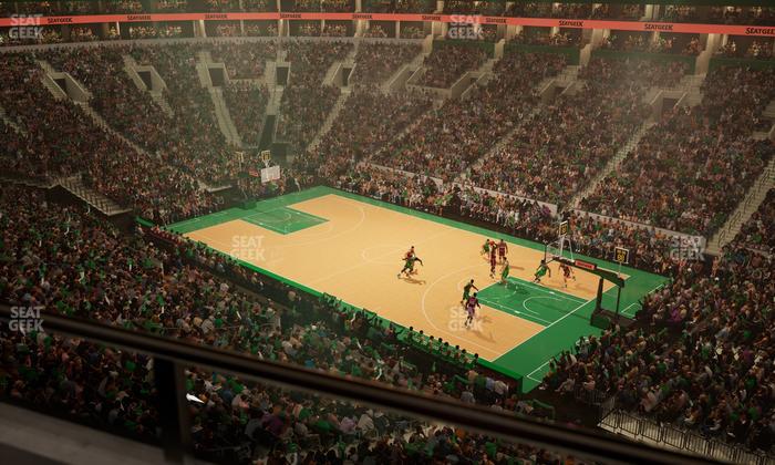 TD Garden - Section Balcony 328 Seat View