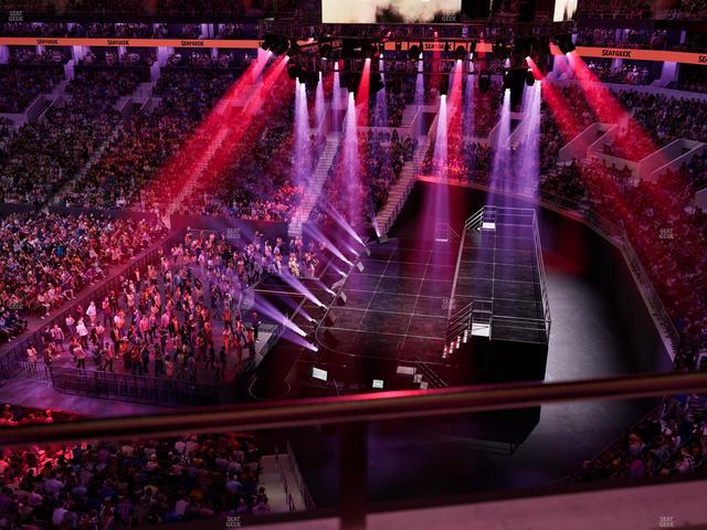 TD Garden - Section Balcony 328 Seat View
