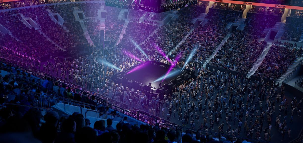 TD Garden - Section Balcony 328 Seat View