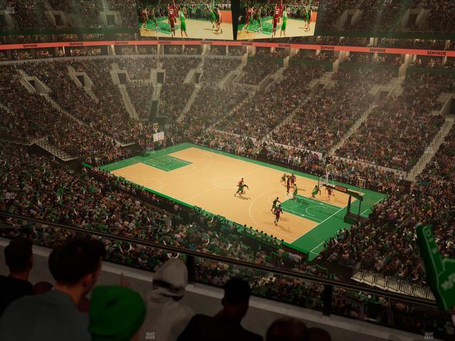 TD Garden - Section Balcony 328 Seat View