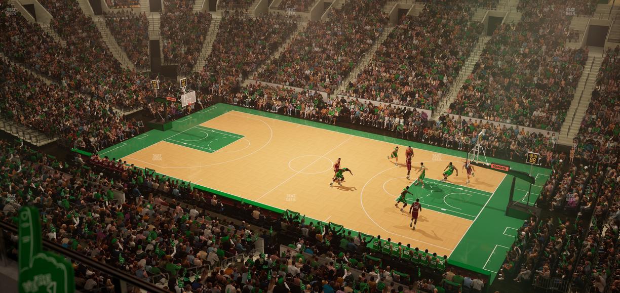 TD Garden - Section Balcony 329 Seat View