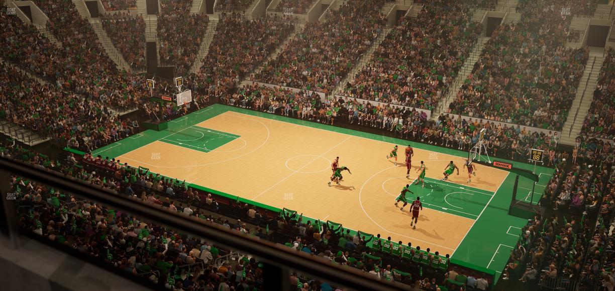 TD Garden - Section Balcony 329 Seat View