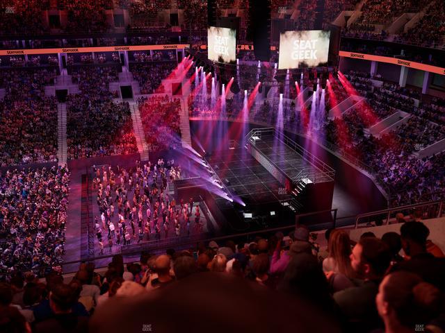 TD Garden - Section Balcony 330 Seat View