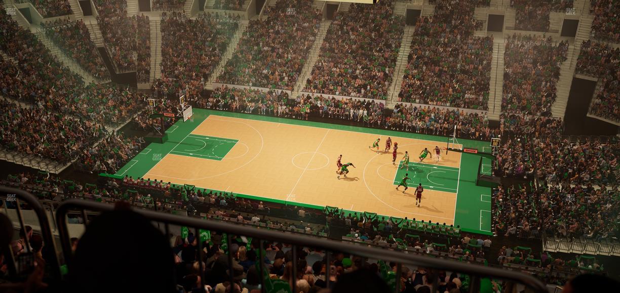 TD Garden - Section Balcony 330 Seat View