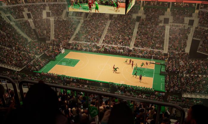 TD Garden - Section Balcony 330 Seat View