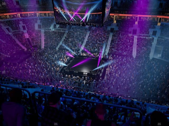 TD Garden - Section Balcony 330 Seat View