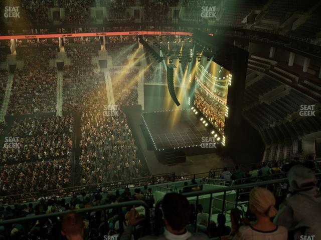 TD Garden - Section Balcony 330 Seat View