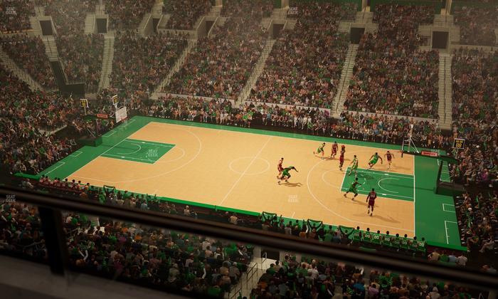 TD Garden - Section Balcony 330 Seat View