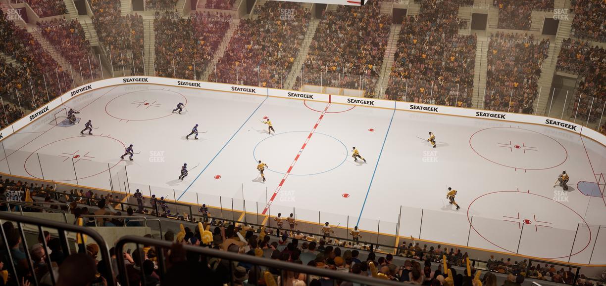 TD Garden - Section Balcony 330 Seat View