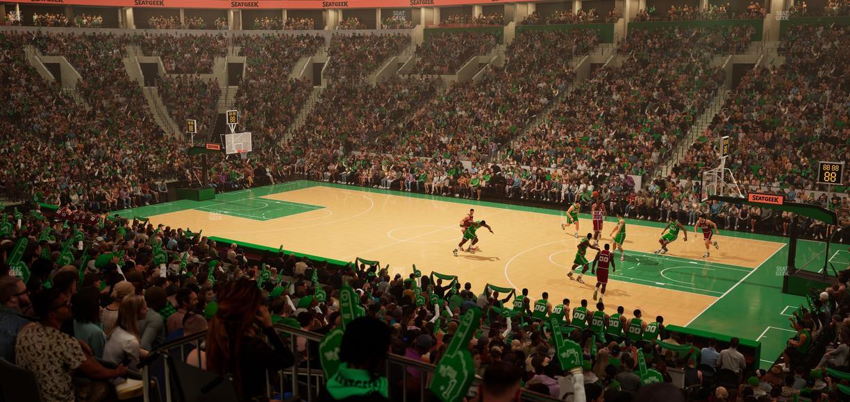 TD Garden - Section Club 107 Seat View