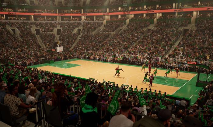 TD Garden - Section Club 107 Seat View