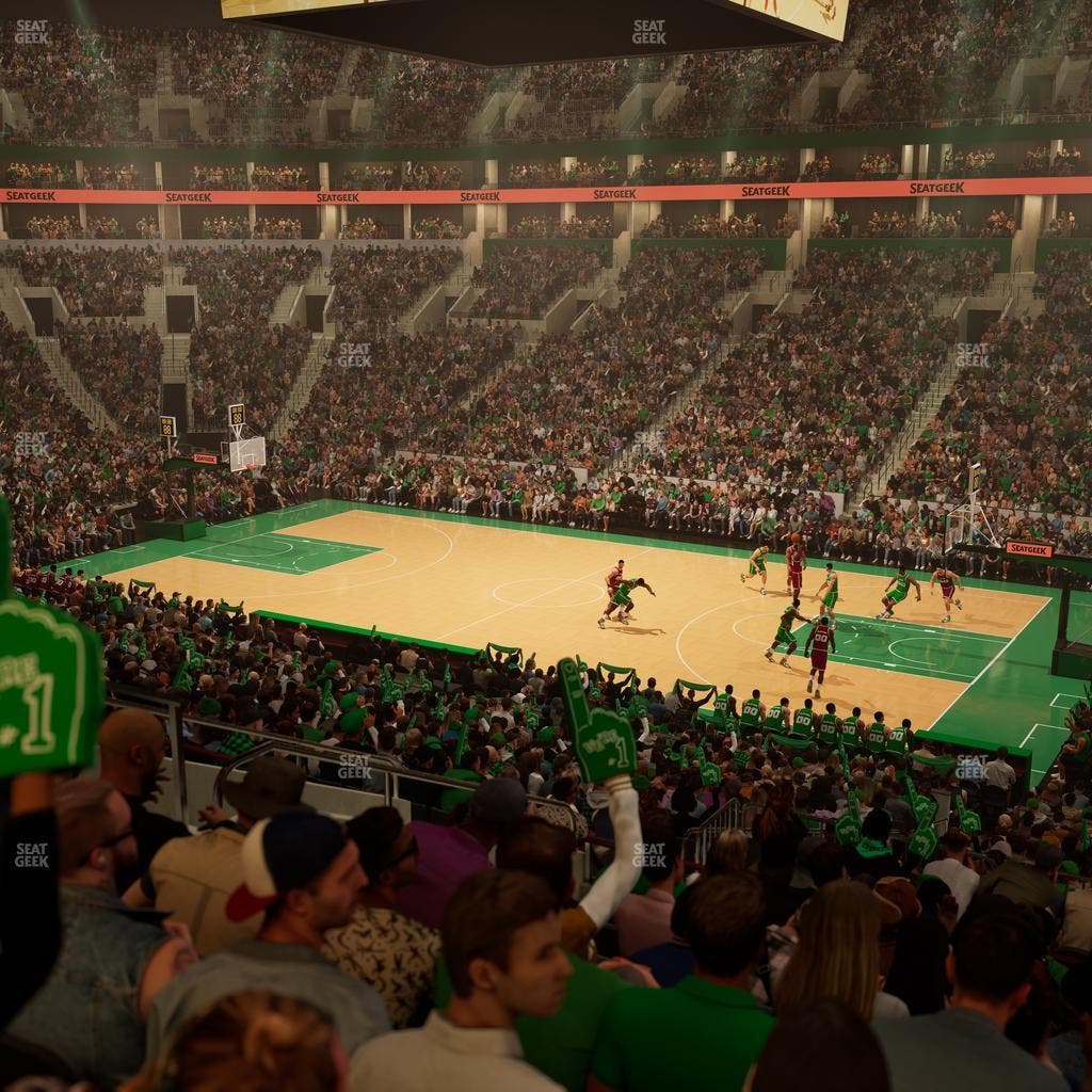 TD Garden - Section Club 107 Seat View