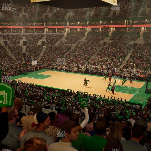 TD Garden - Section Club 107 Seat View