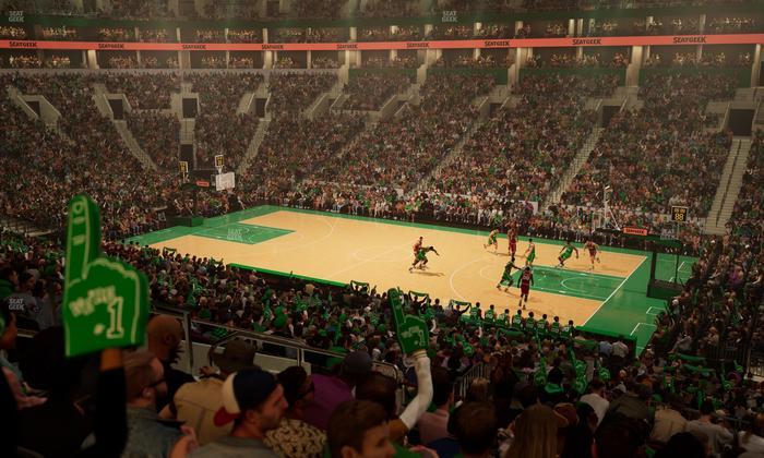 TD Garden - Section Club 107 Seat View