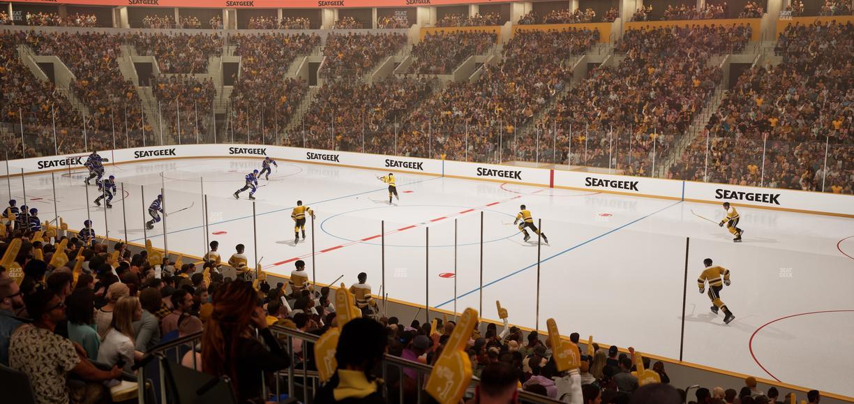 TD Garden - Section Club 107 Seat View