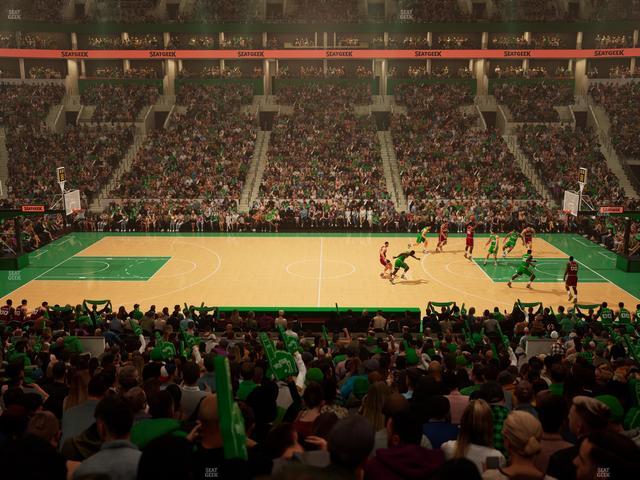 TD Garden - Section Club 111 Seat View