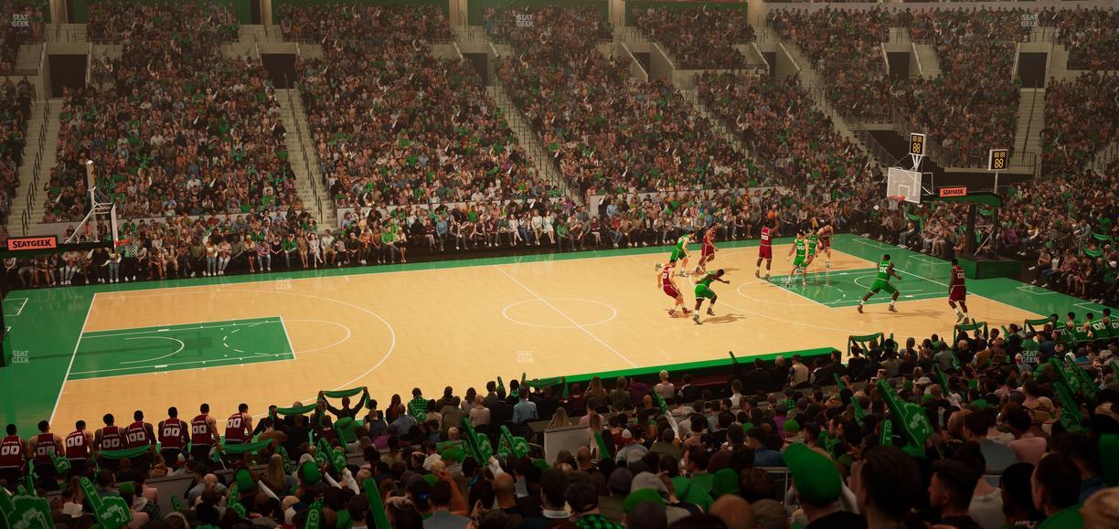 TD Garden - Section Club 113 Seat View