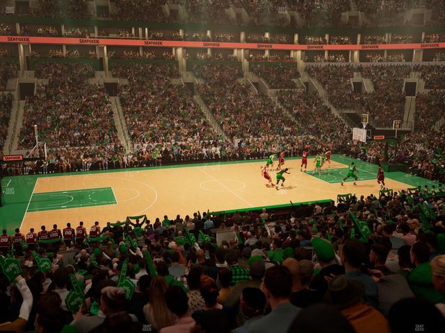 TD Garden - Section Club 113 Seat View