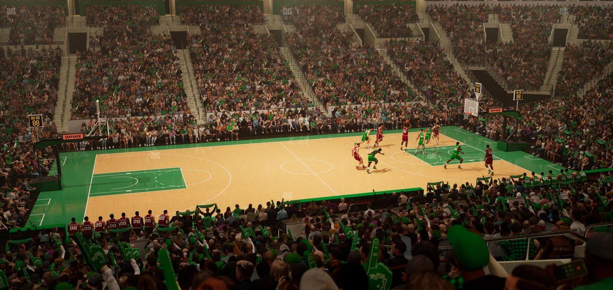 TD Garden - Section Club 113 Seat View