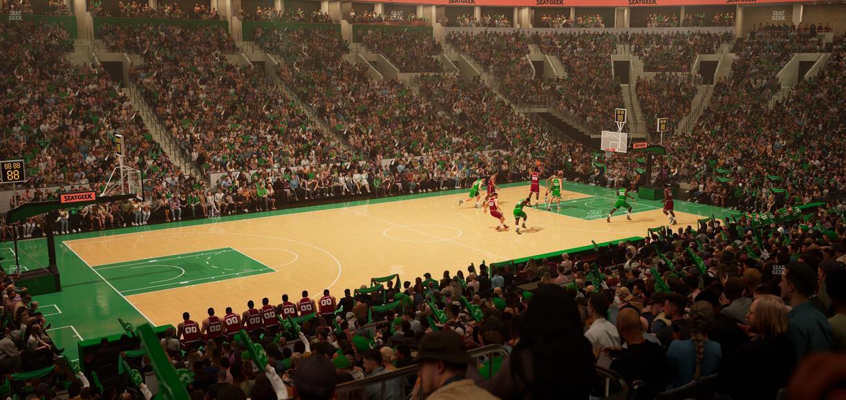 TD Garden - Section Club 115 Seat View