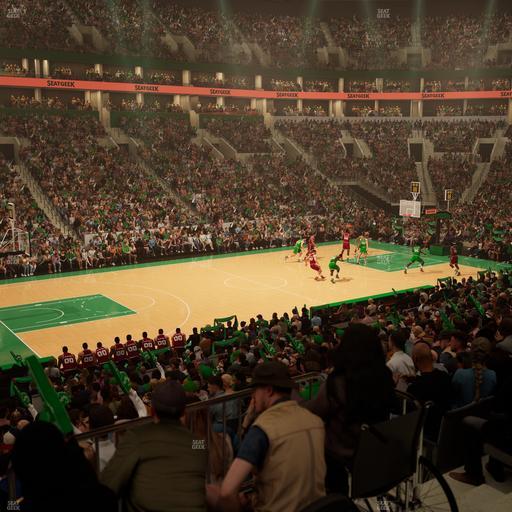 TD Garden - Section Club 115 Seat View