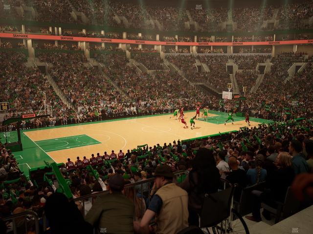 TD Garden - Section Club 115 Seat View