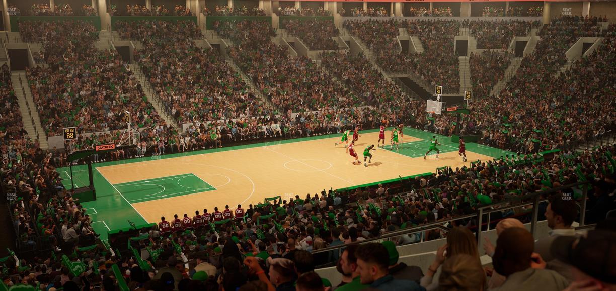 TD Garden - Section Club 115 Seat View