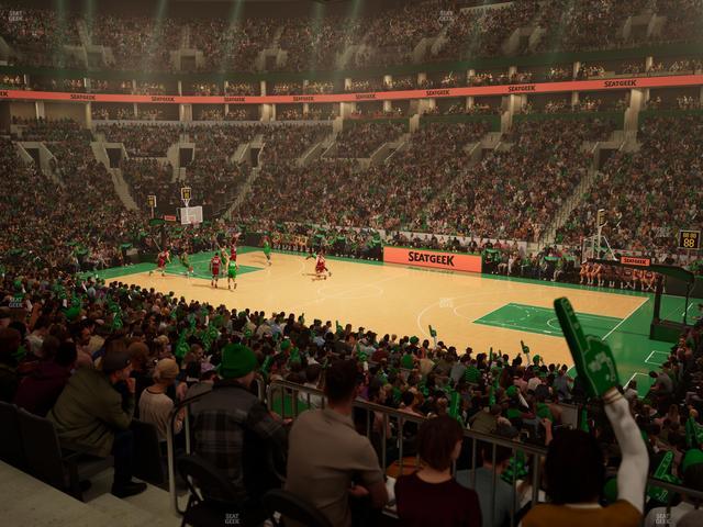 TD Garden - Section Club 137 Seat View