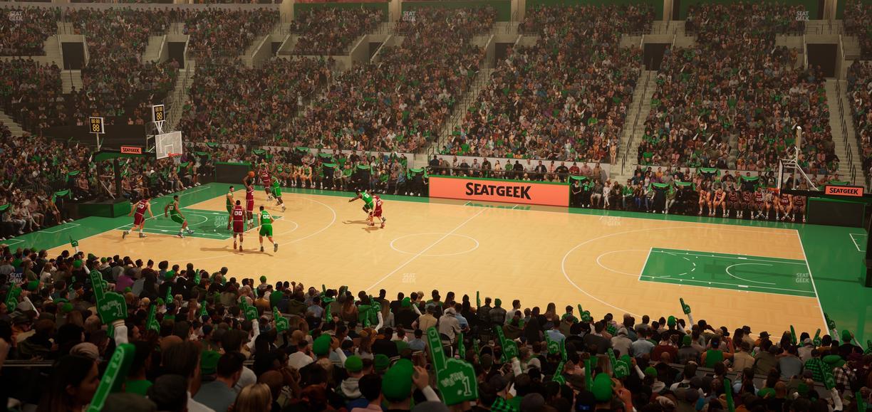 TD Garden - Section Club 139 Seat View