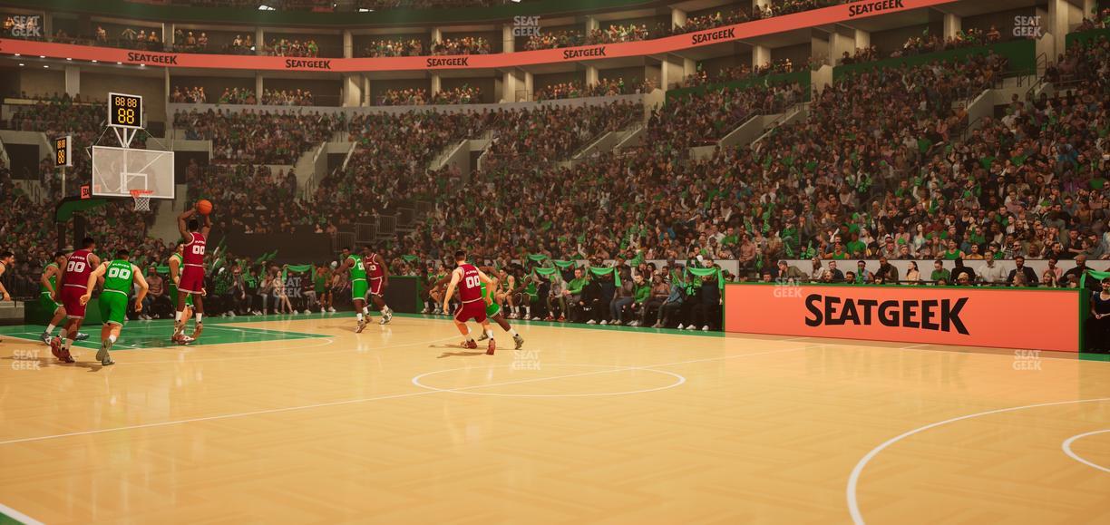 TD Garden - Section Floor 11 Seat View