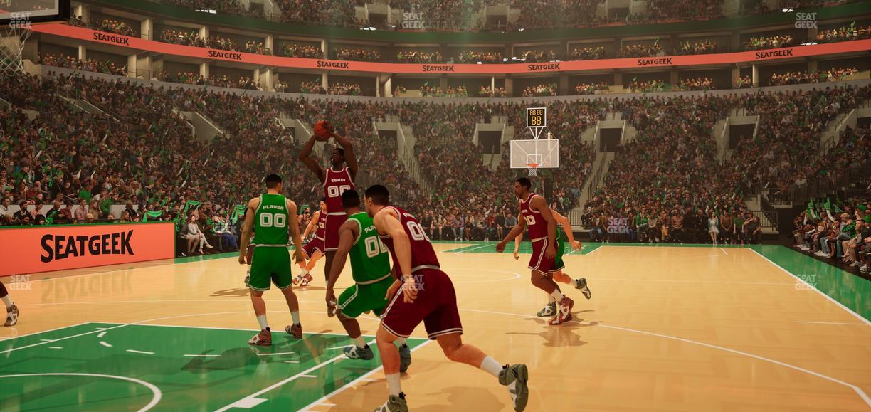 TD Garden - Section Floor 17 Seat View