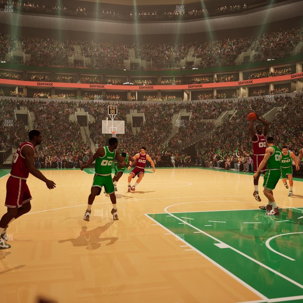 TD Garden - Section Floor 18 Seat View