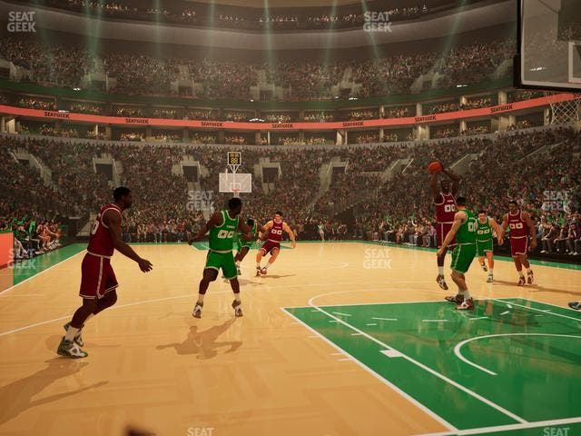 TD Garden - Section Floor 18 Seat View