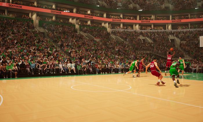 TD Garden - Section Floor 2 Seat View