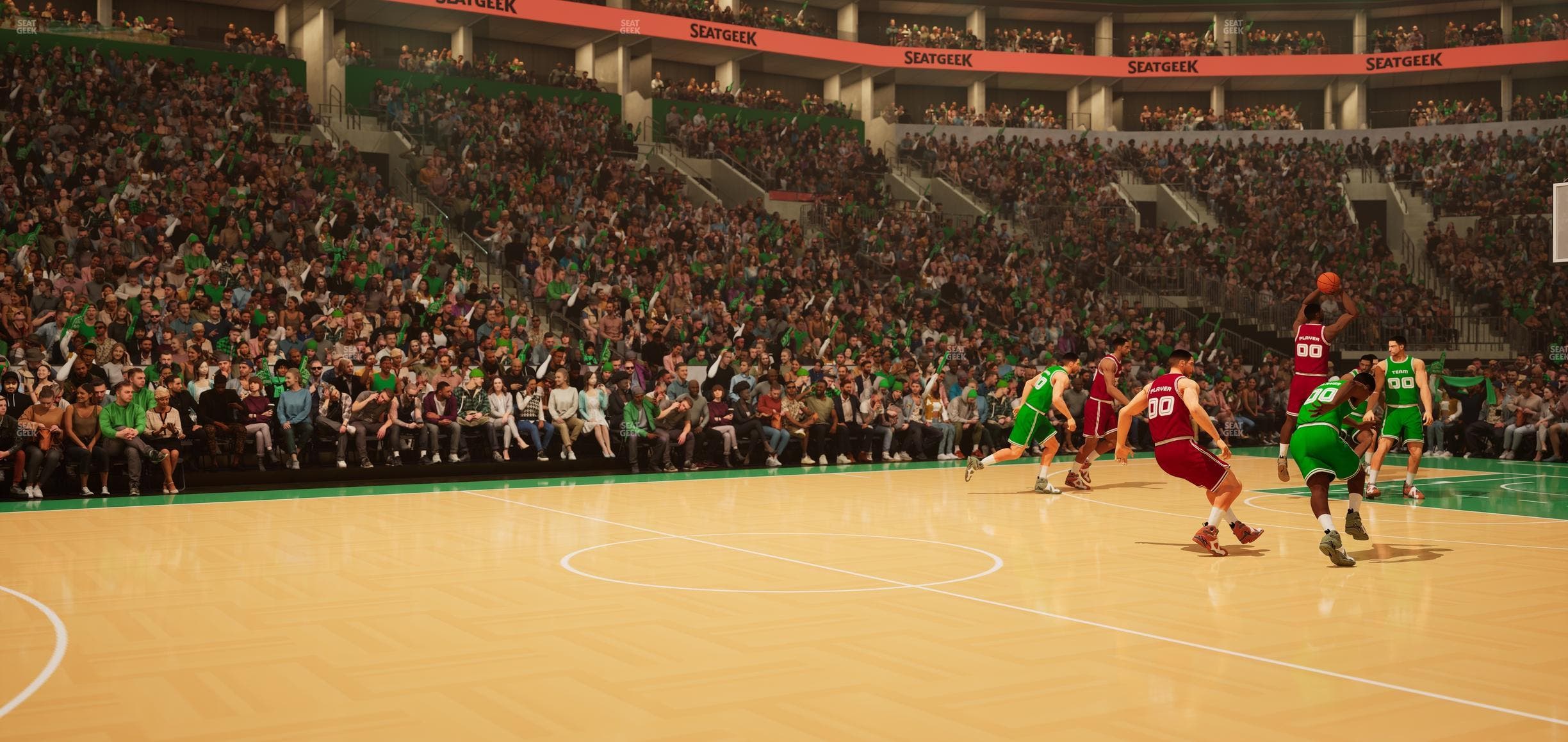 TD Garden - Section Floor 2 Seat View