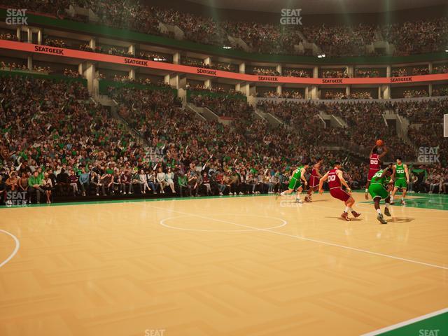 TD Garden - Section Floor 2 Seat View TD Garden - Section Floor 2 Seat View