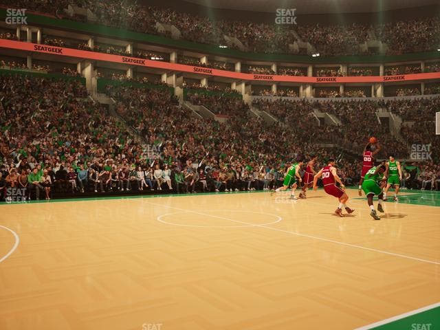 TD Garden - Section Floor 2 Seat View