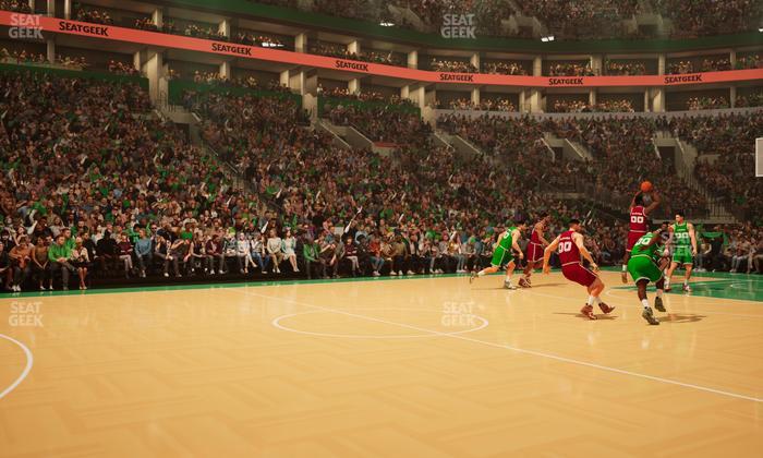 TD Garden - Section Floor 2 Seat View