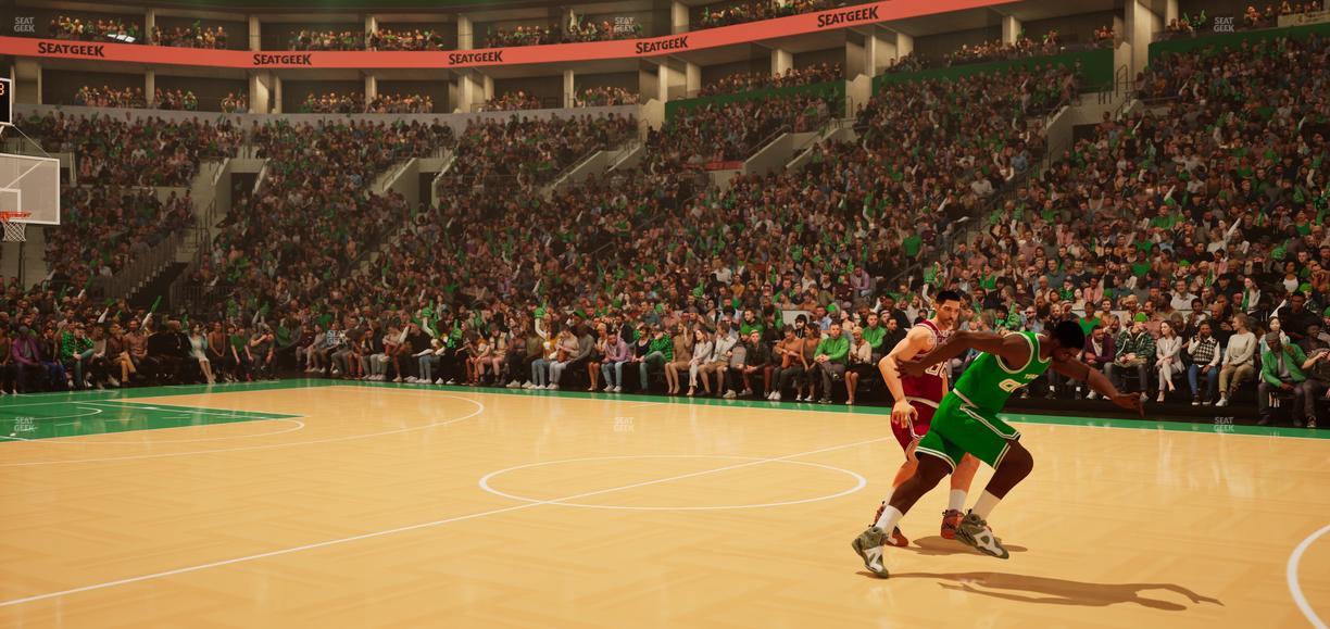 TD Garden - Section Floor 21 Seat View